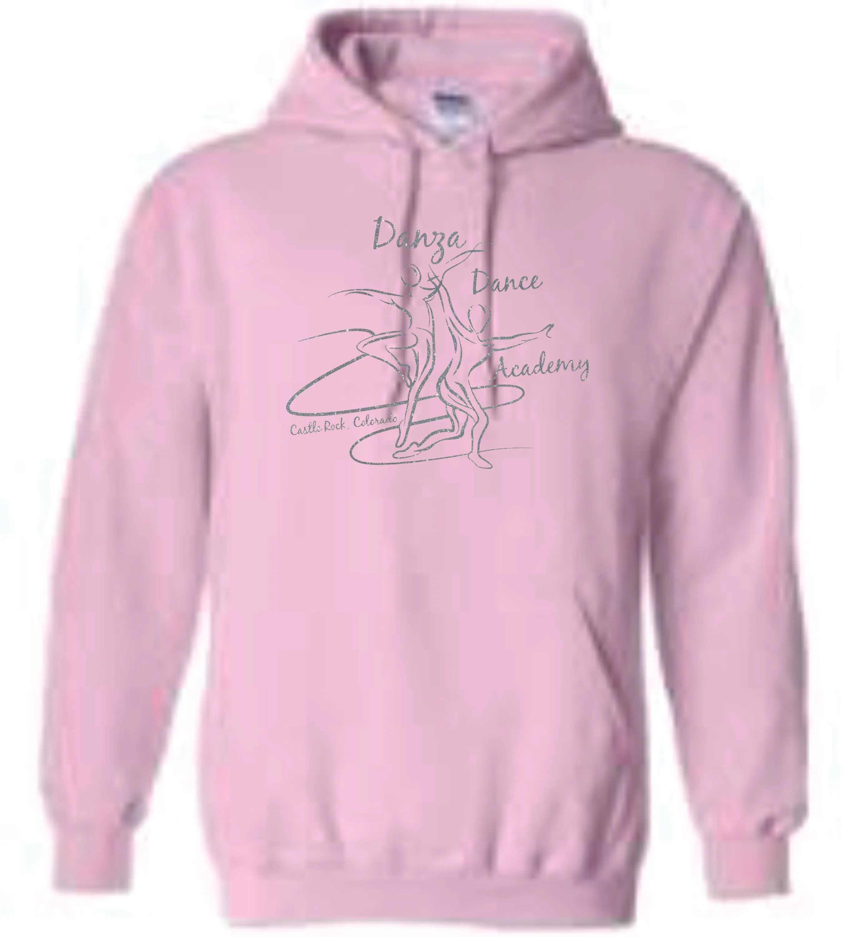 Danza Hooded Sweatshirt- Matte and Glitter