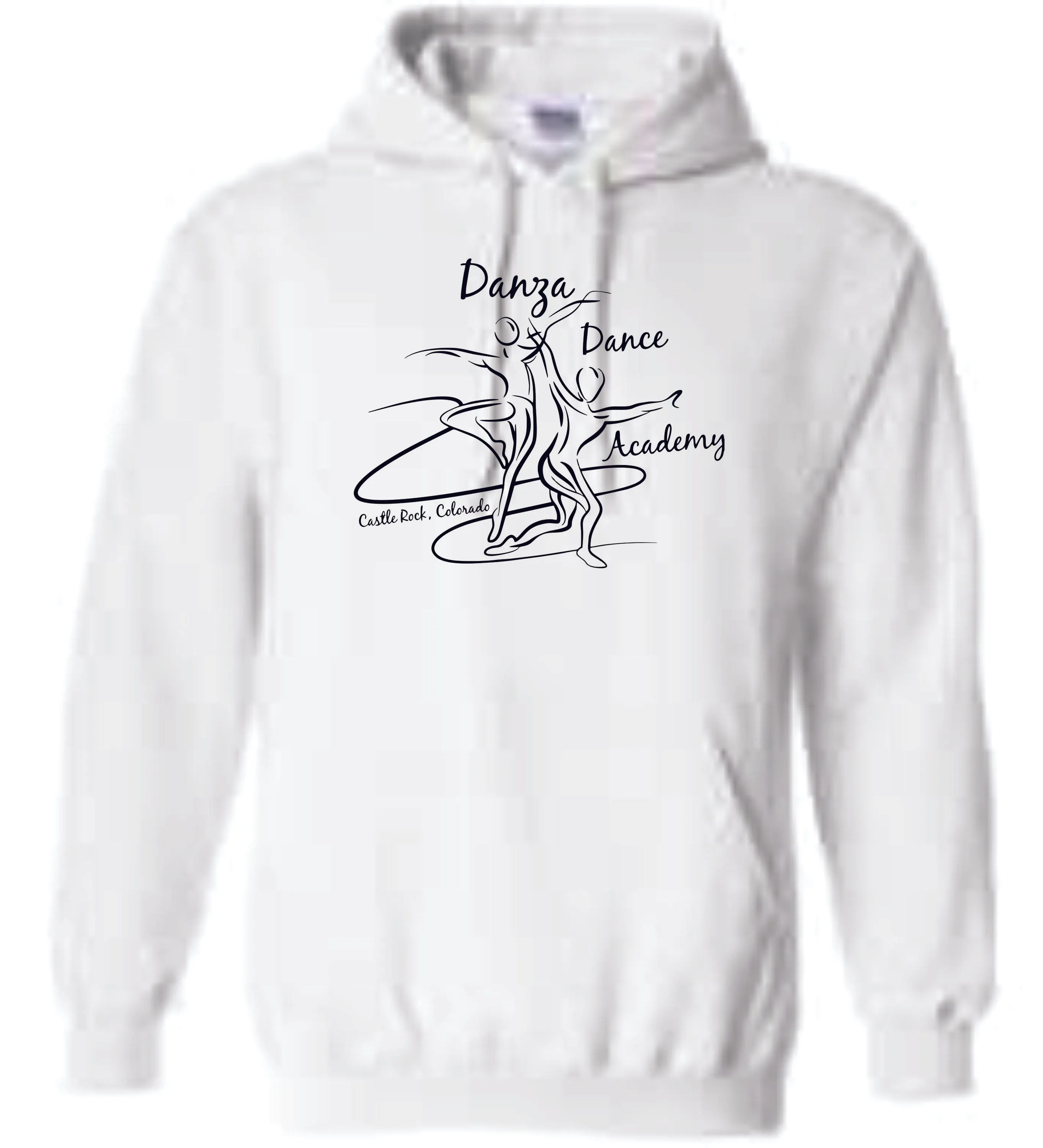 Danza Hooded Sweatshirt- Matte and Glitter