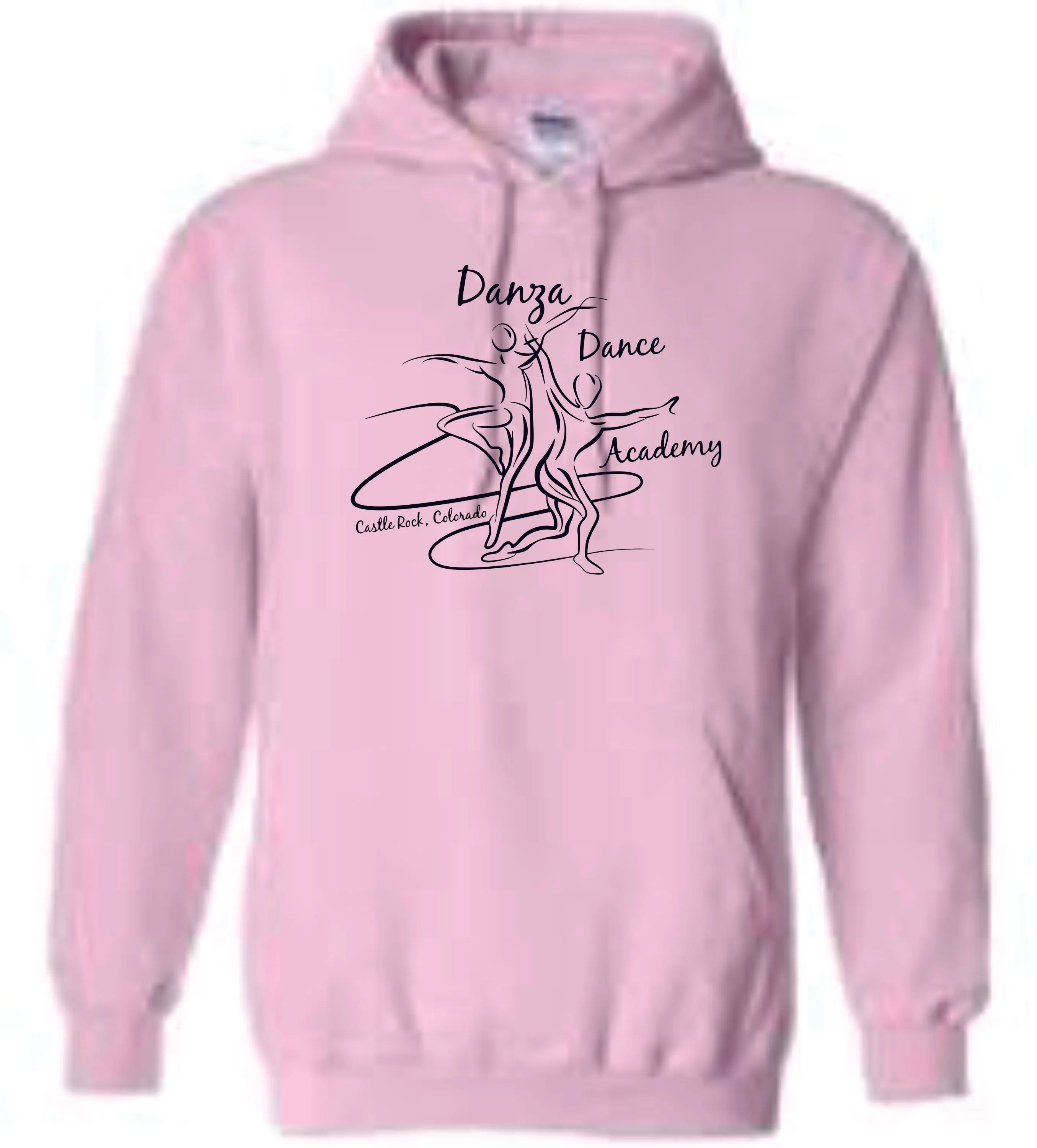 Danza Hooded Sweatshirt- Matte and Glitter