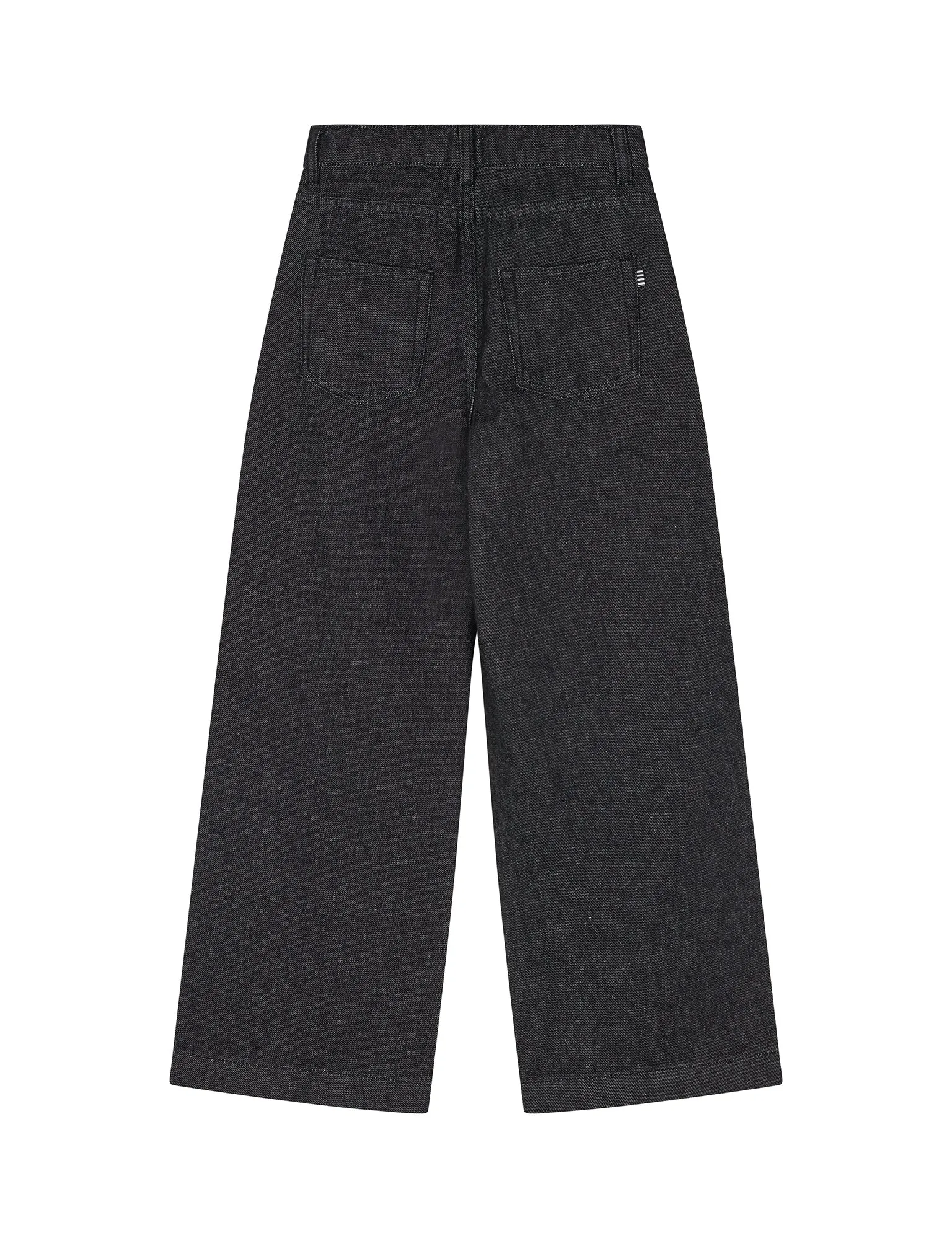 Dark Denim Pilao Pants, Black