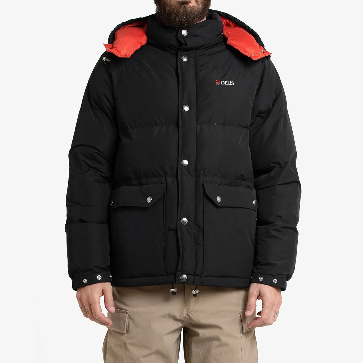 Deus Summit Puffer Jacket - Black