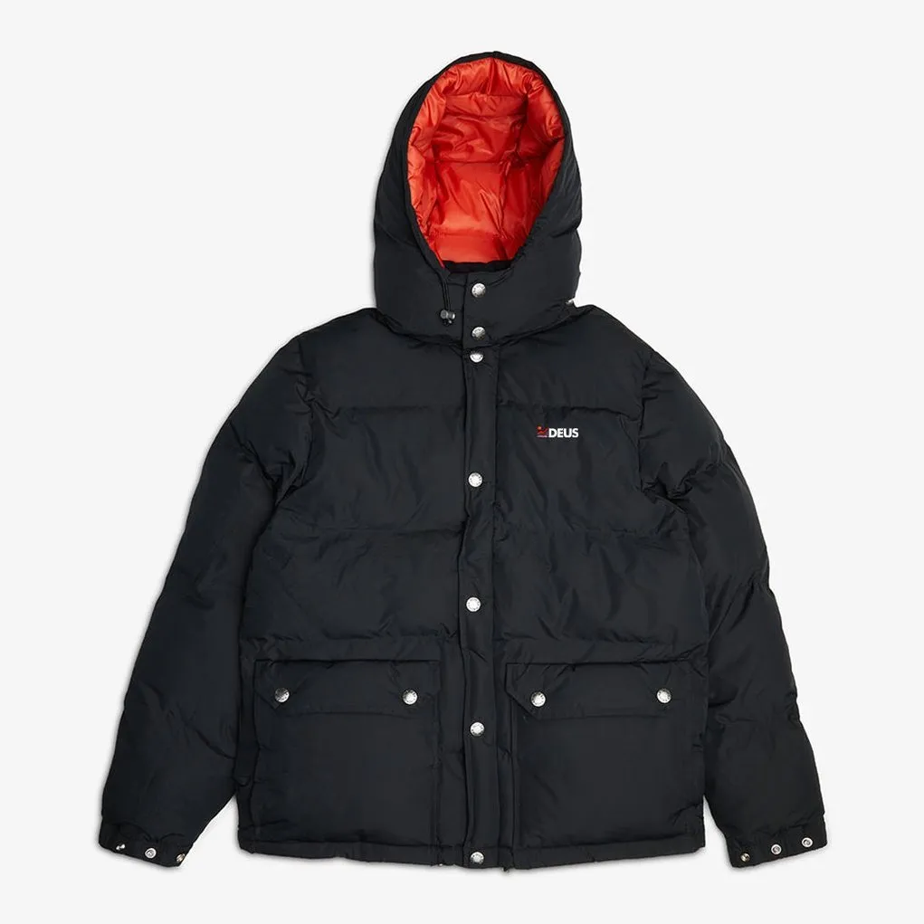 Deus Summit Puffer Jacket - Black