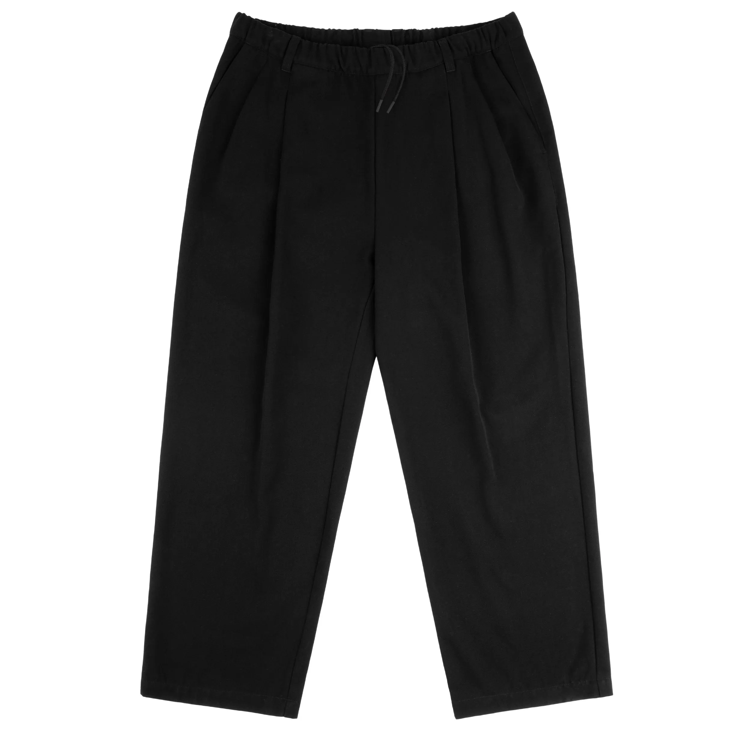 Dime Pleated Twill Pants - Black