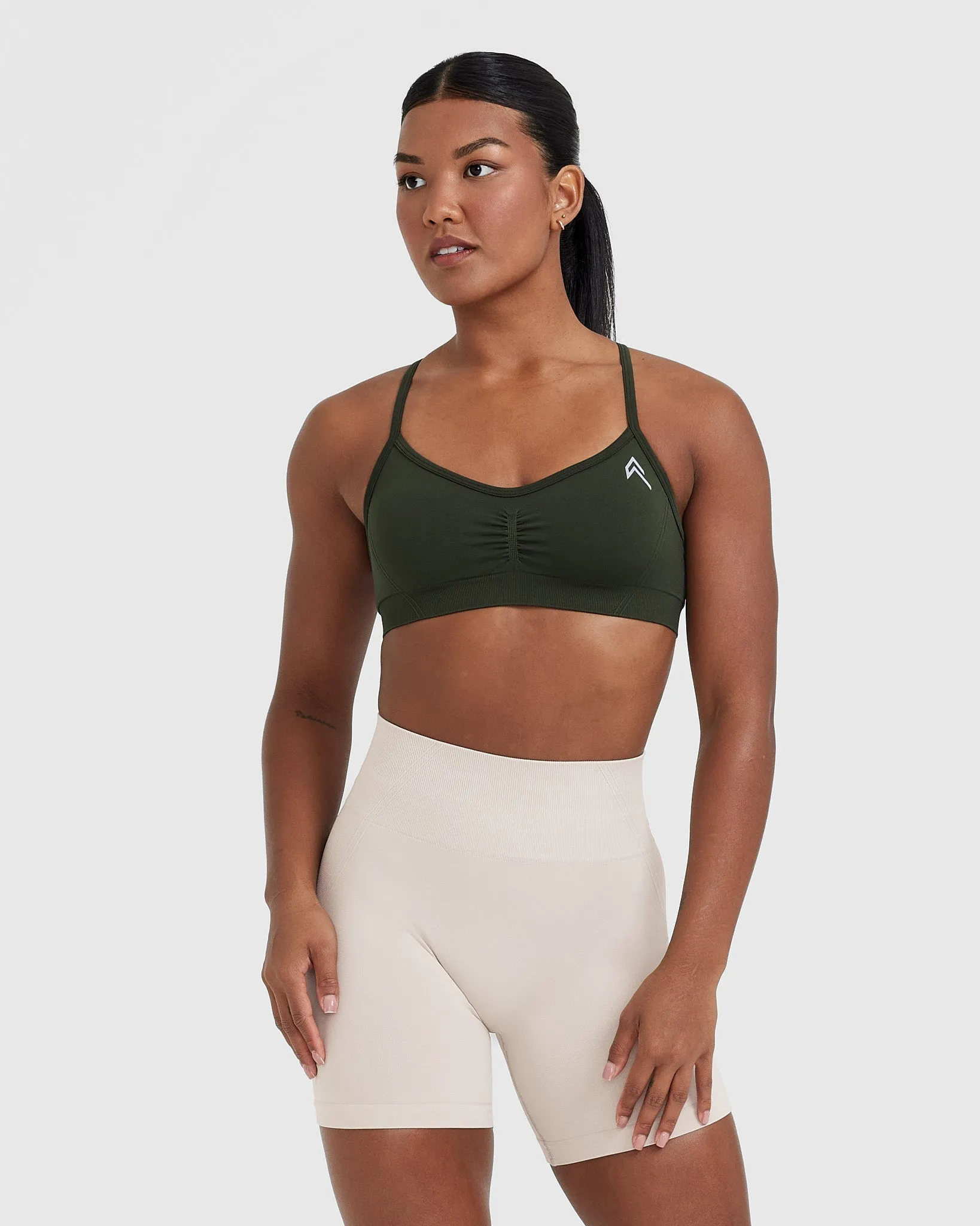 Effortless Strappy Bralette | Khaki