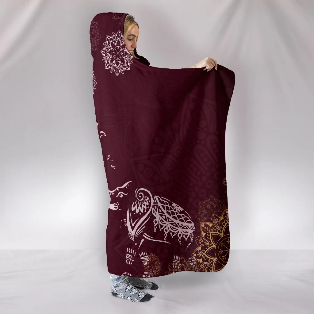 Elephant Hooded Blanket