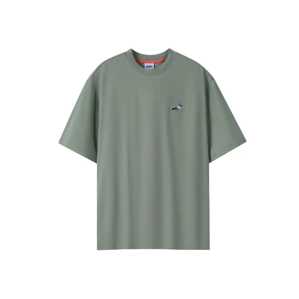 EMB Pigeon Tee - Khaki