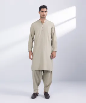 Embroidered Wash & Wear Suit