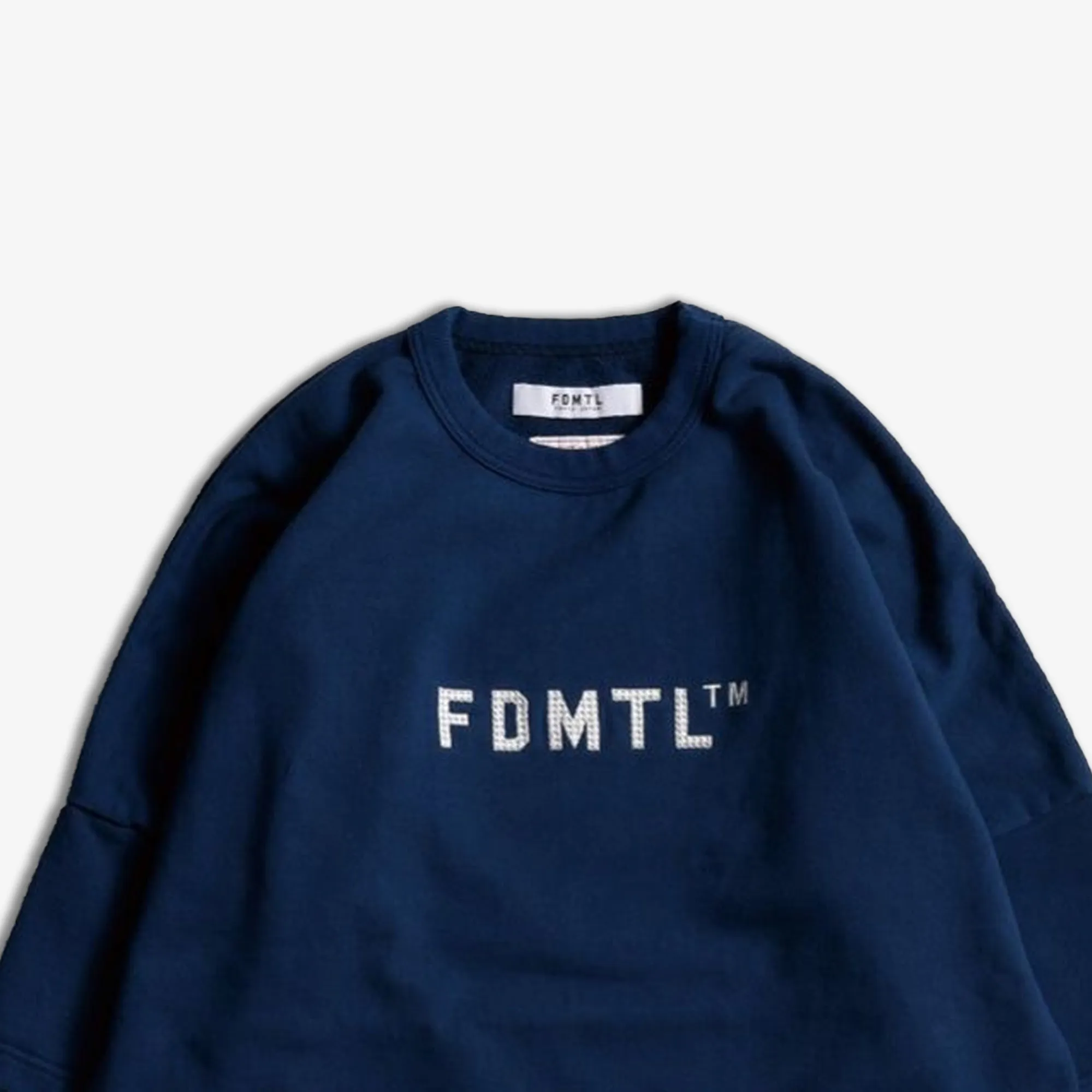 EMBROIDERY LOGO SWEAT TEE 'BLUE'