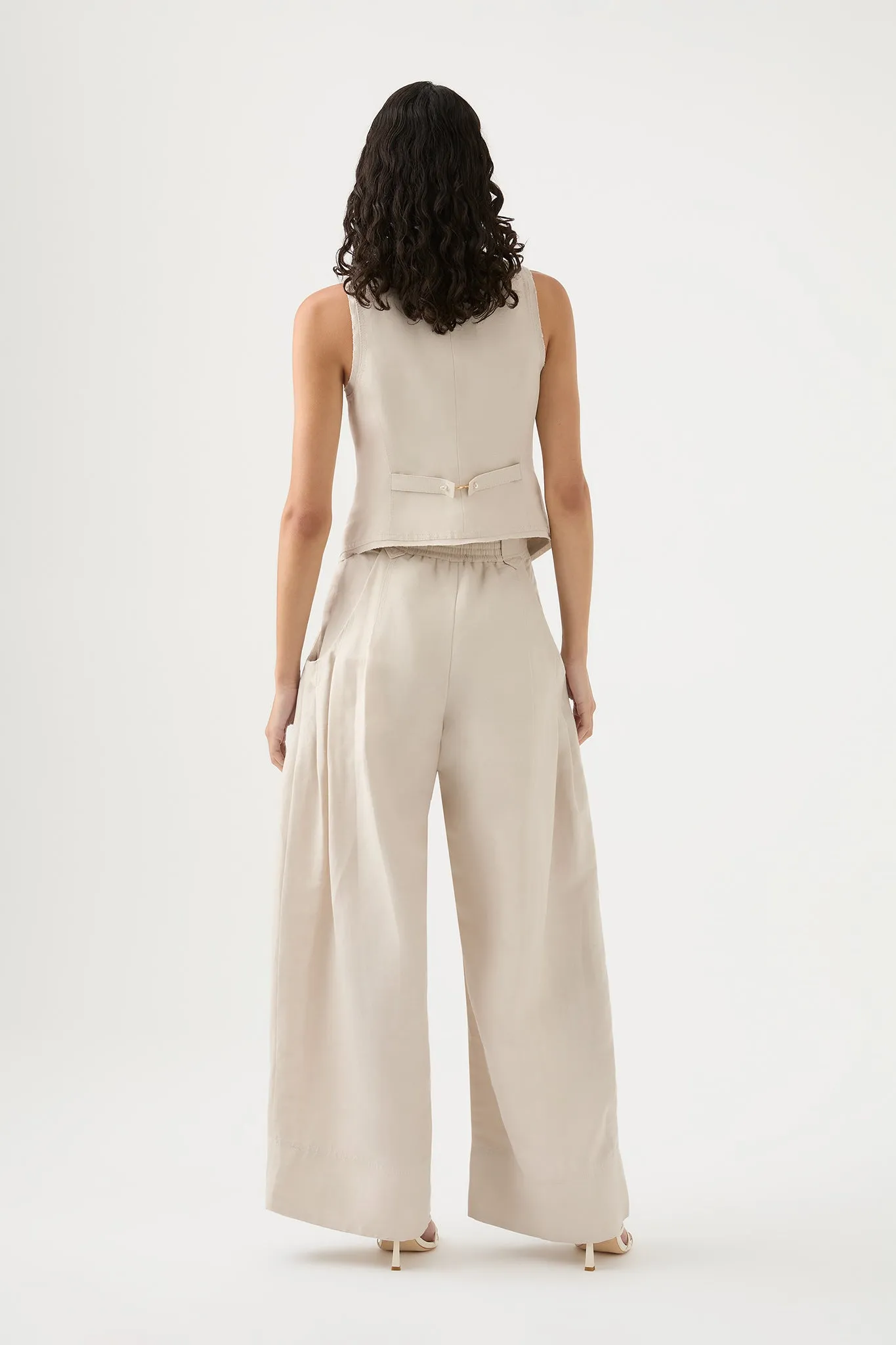 Equinox Pleated Wide Leg Pant