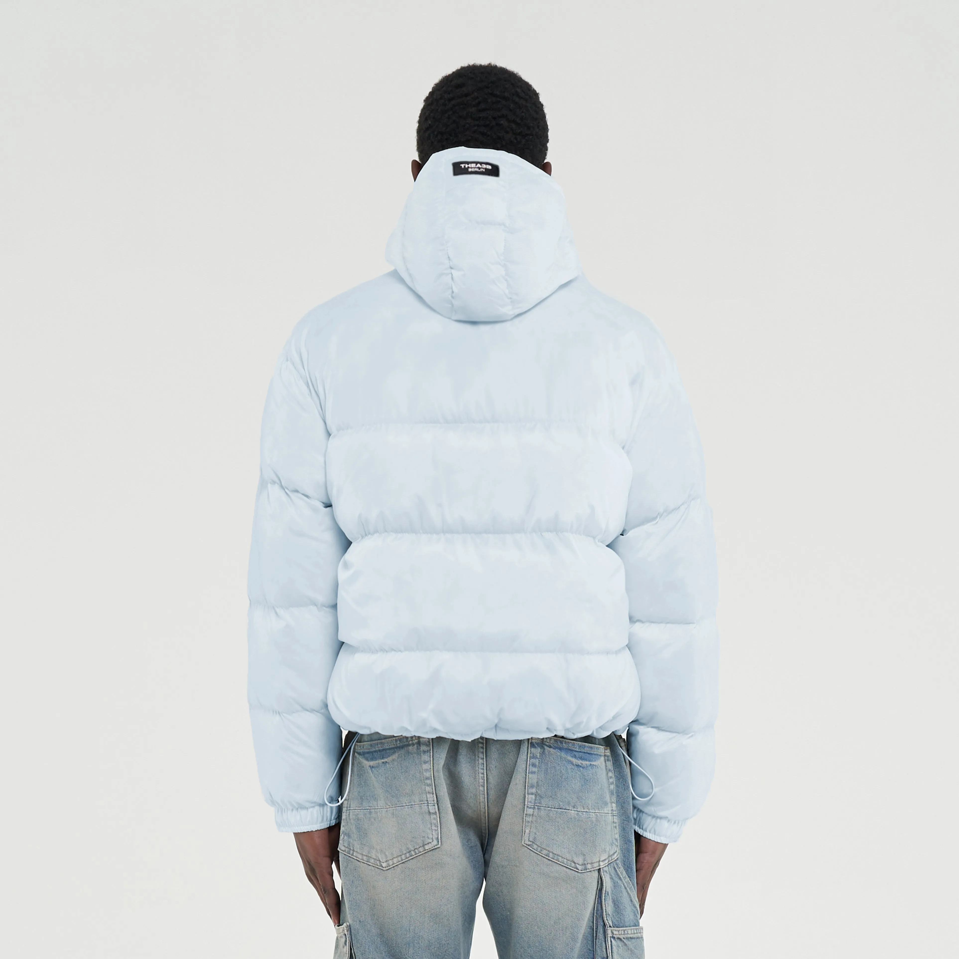 ESSENCE LOGO PUFFER FROSTED - BABY BLUE