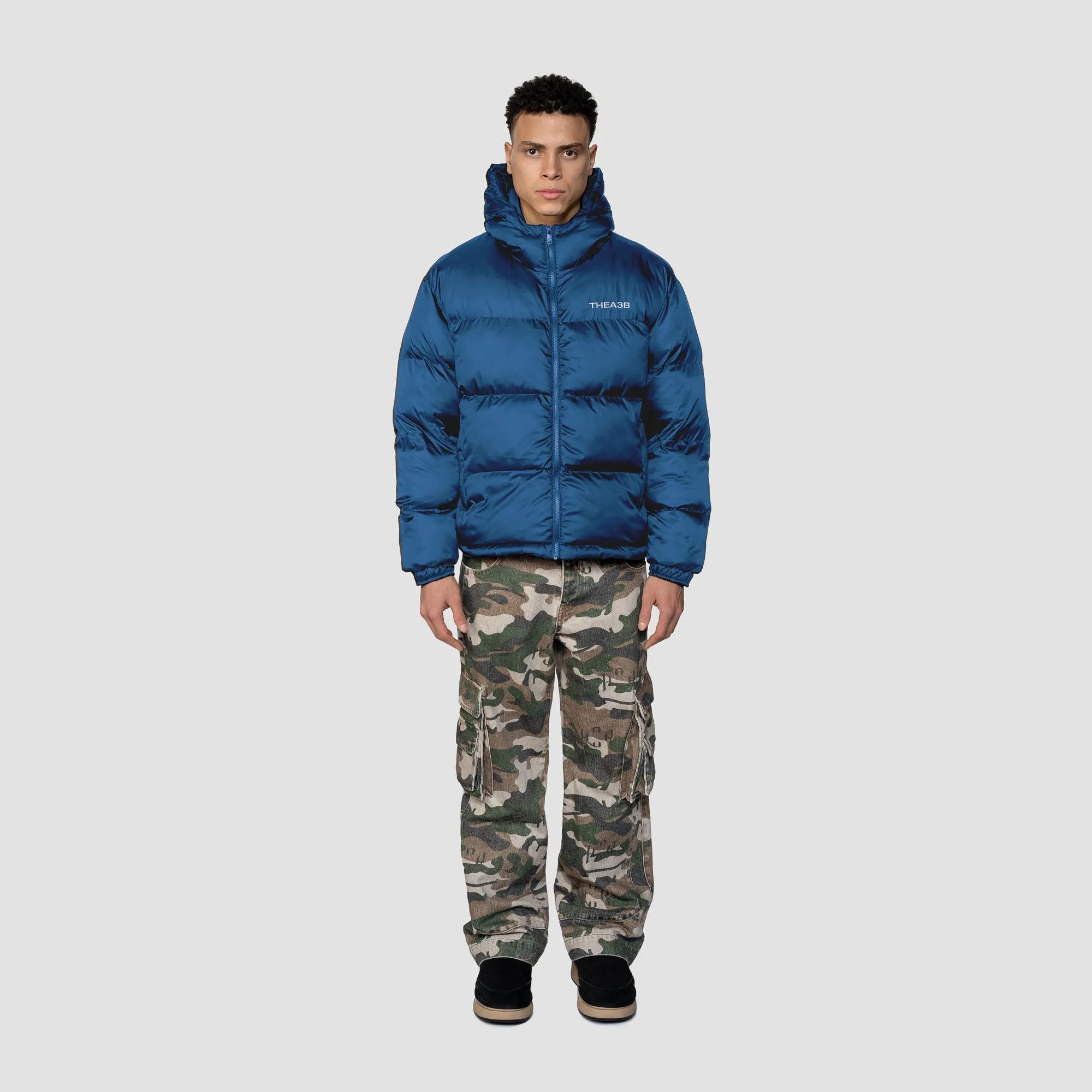 ESSENCE LOGO PUFFER FROSTED - OCEAN