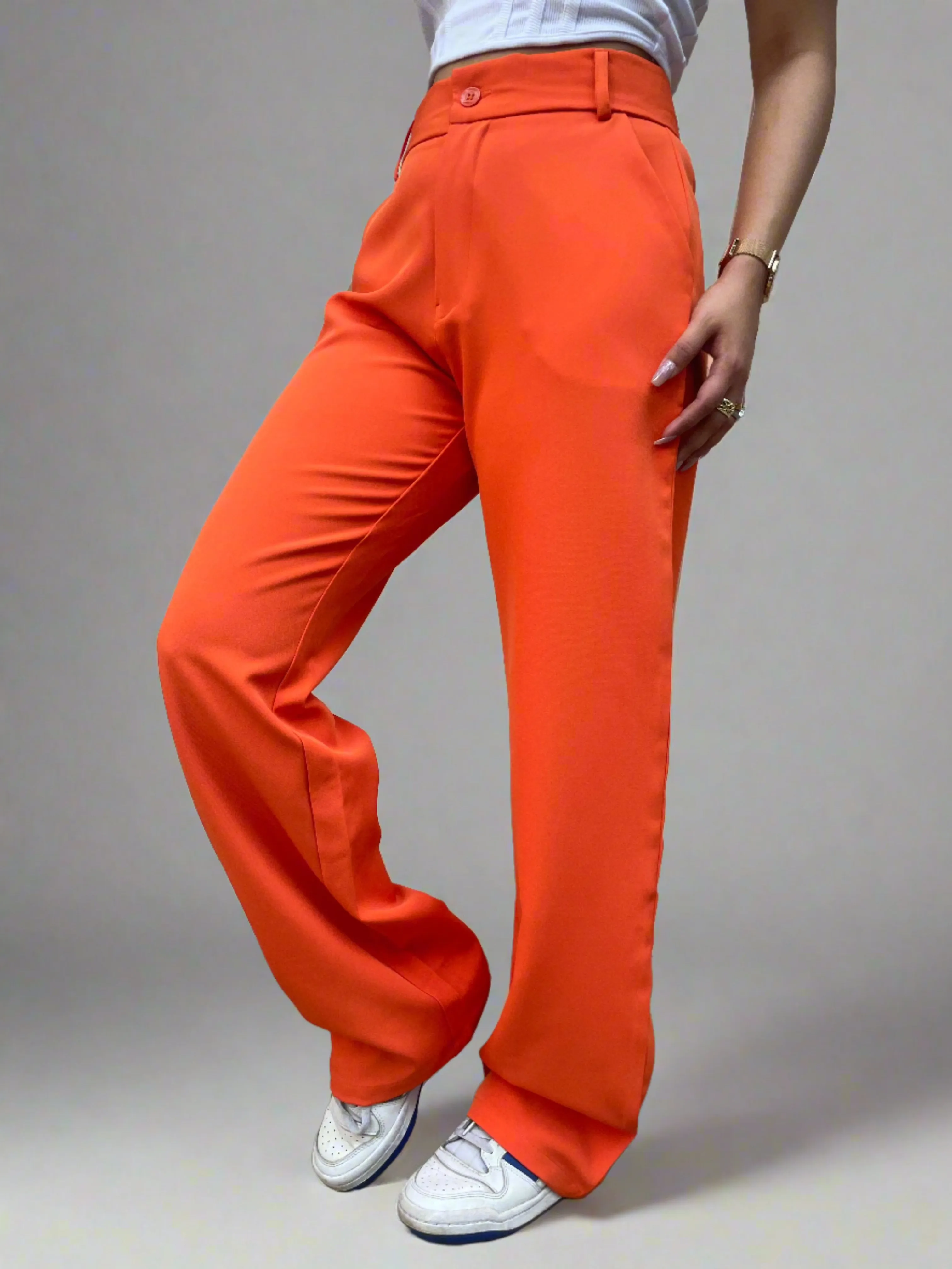 Everyday Straight leg High Waist Pants