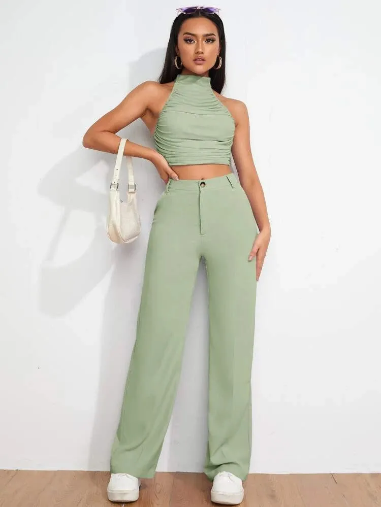 Everyday Straight leg High Waist Pants