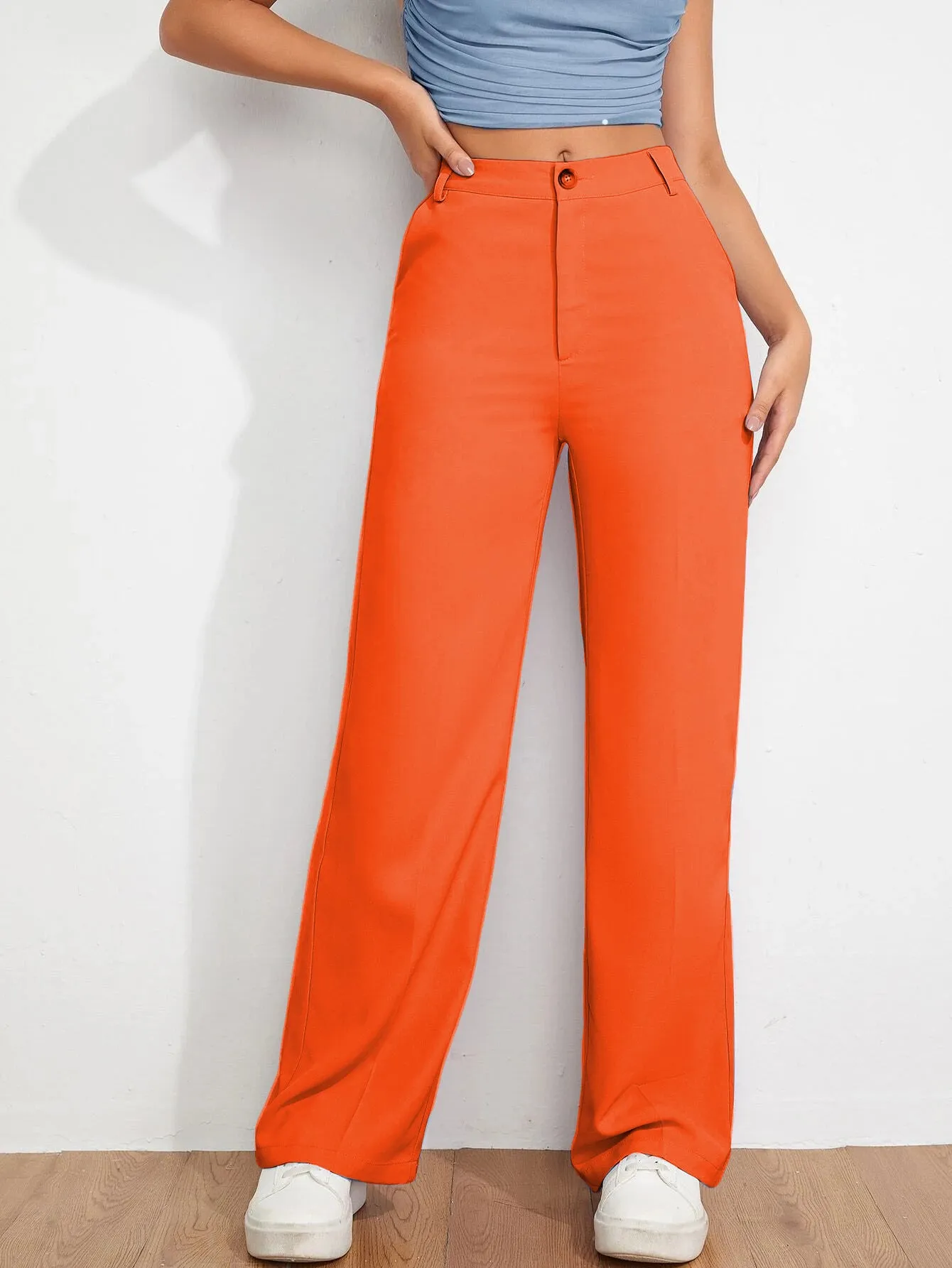 Everyday Straight leg High Waist Pants