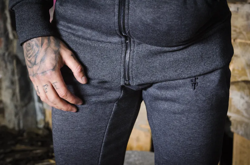 Father Sons Classic Dark Grey Sweat Pants - FSH096 (LAST CHANCE)