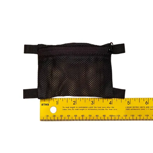 Flat Mesh Zipper Pouches by PackbackDesigns