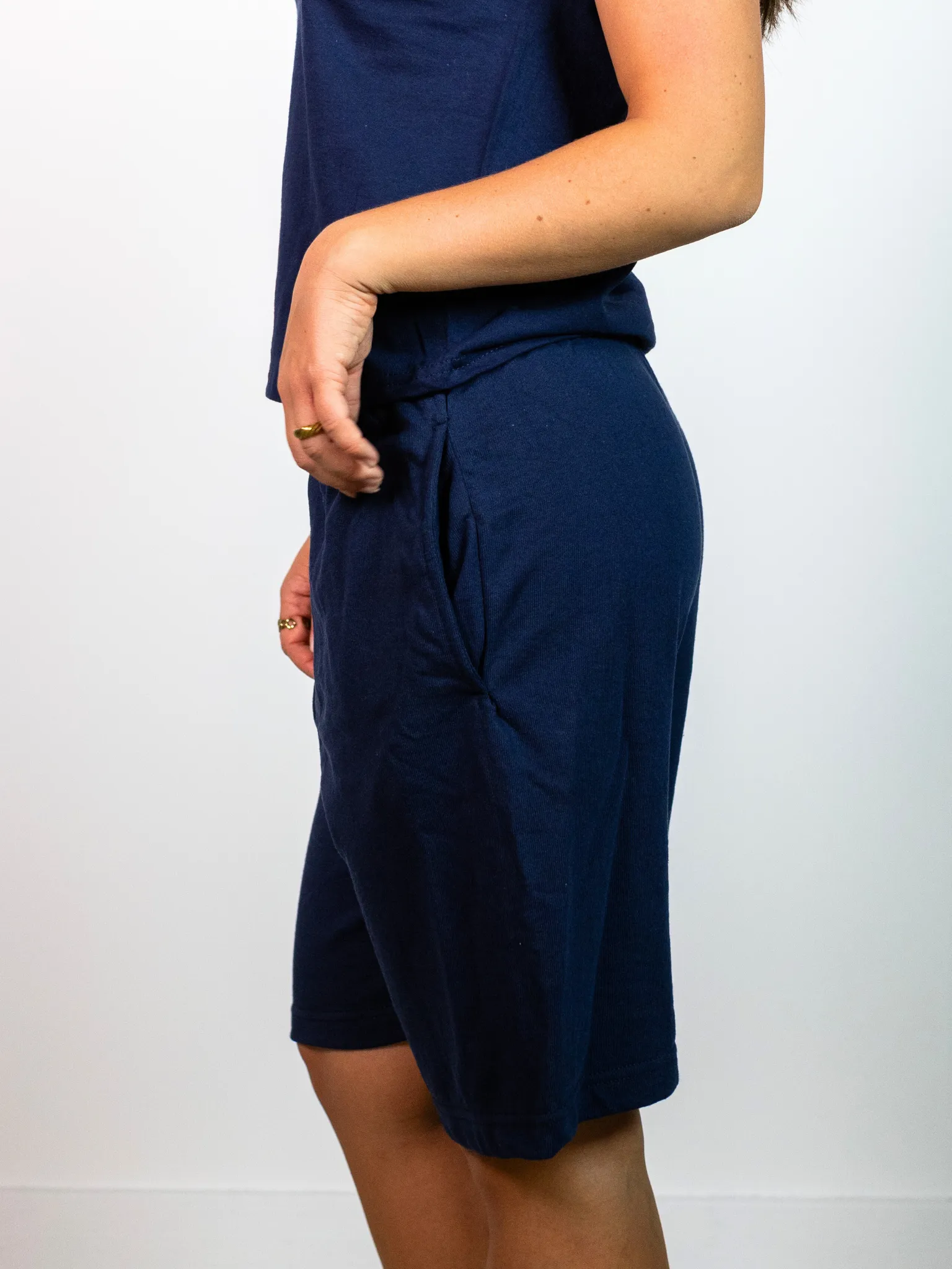 FRUIT SWEAT SHORTS - NAVY