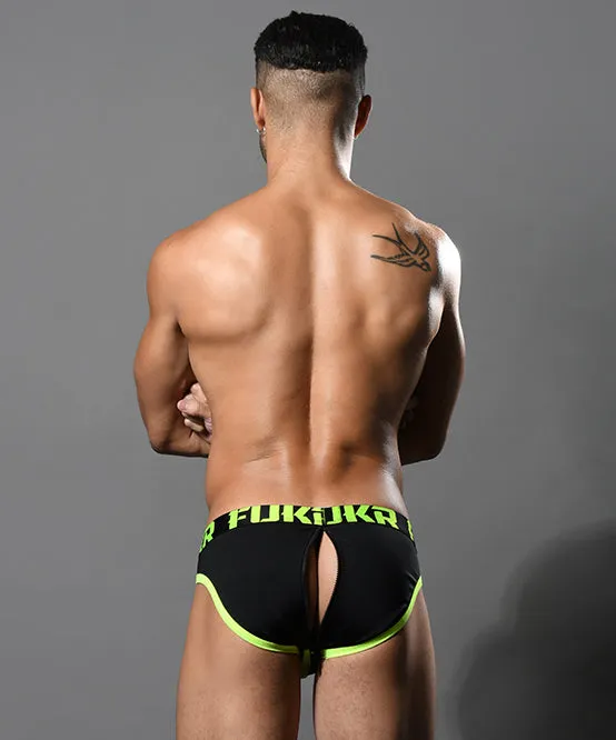 FUKR Zipper Back Brief