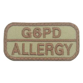 G6PD ALLERGY PATCH - KHAKI