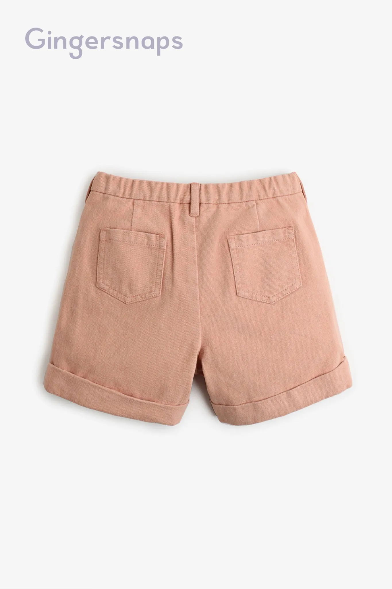 Gingersnaps Pleated Cuffed Shorts