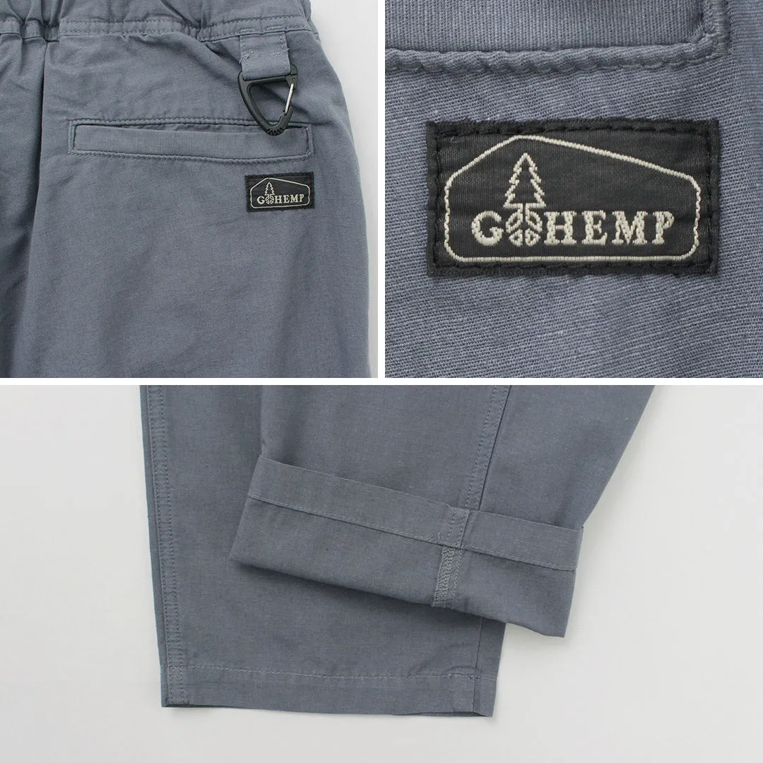 GOHEMP / HEMP UTILITY BASIC PANTS