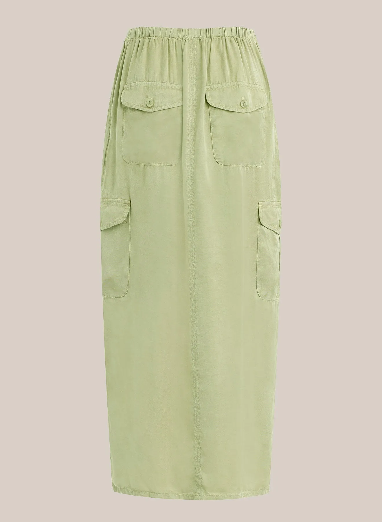 Goldie Bellow Pocket Cargo Skirt - Khaki Army