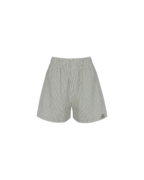 IDA SHORT KHAKI STRIPE