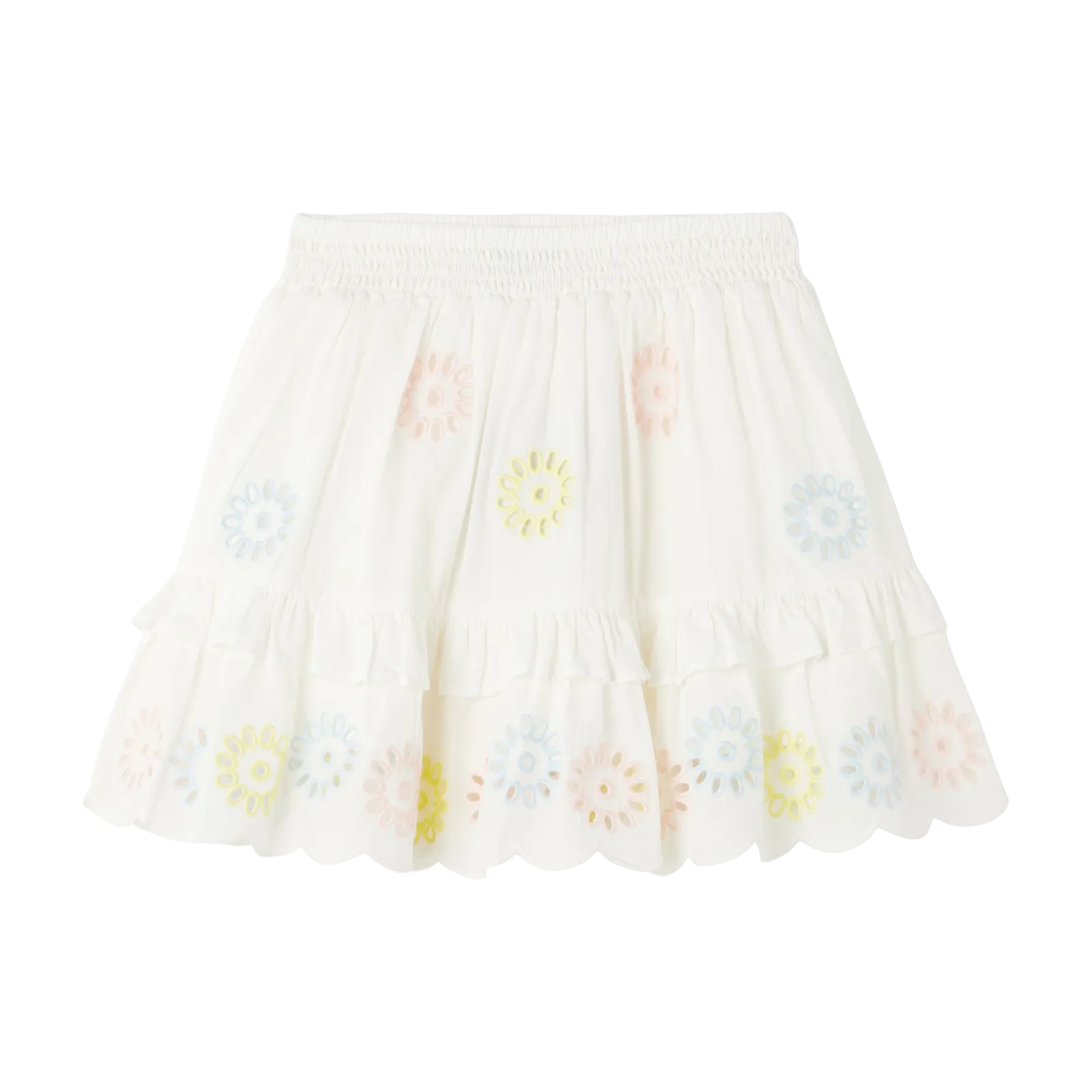 Ivory Broderie Skirt