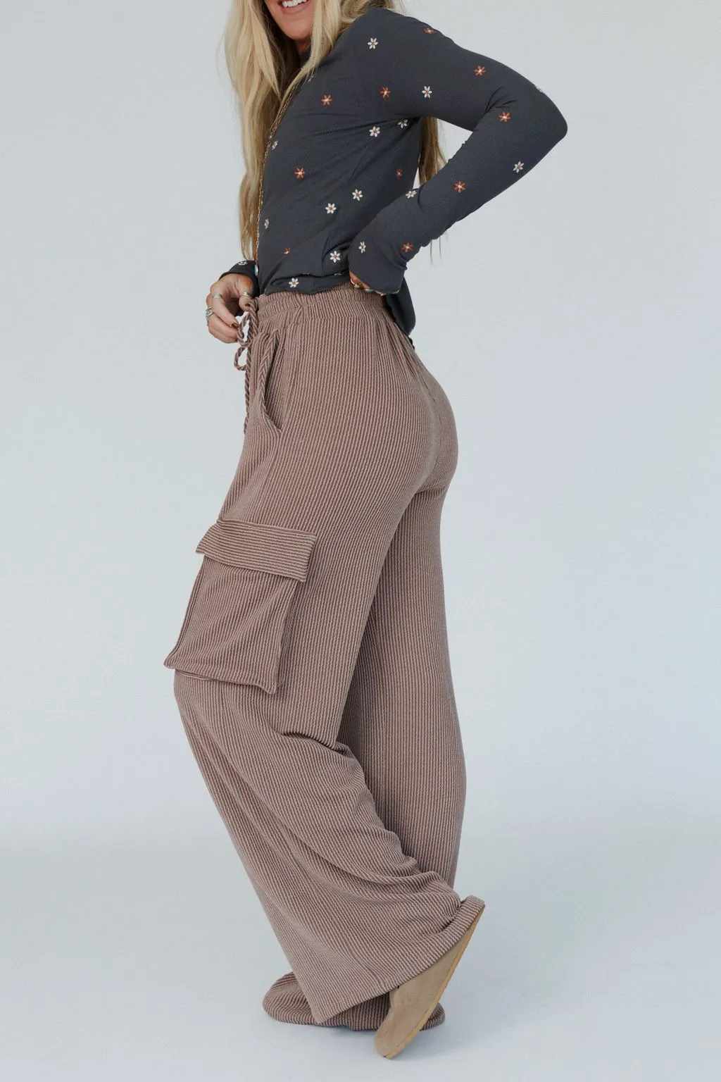 Keep It Cool Wide Leg Pants - Camel