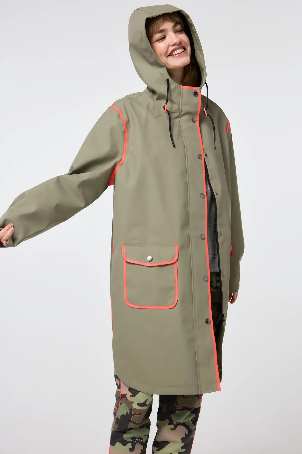 Khaki Raincoat