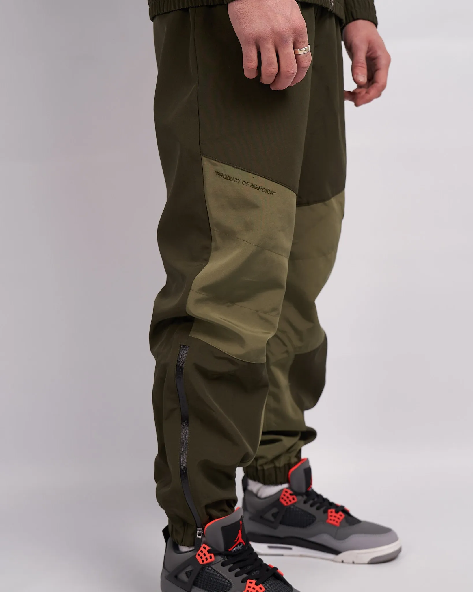 Khaki Utility Panelled Cargos