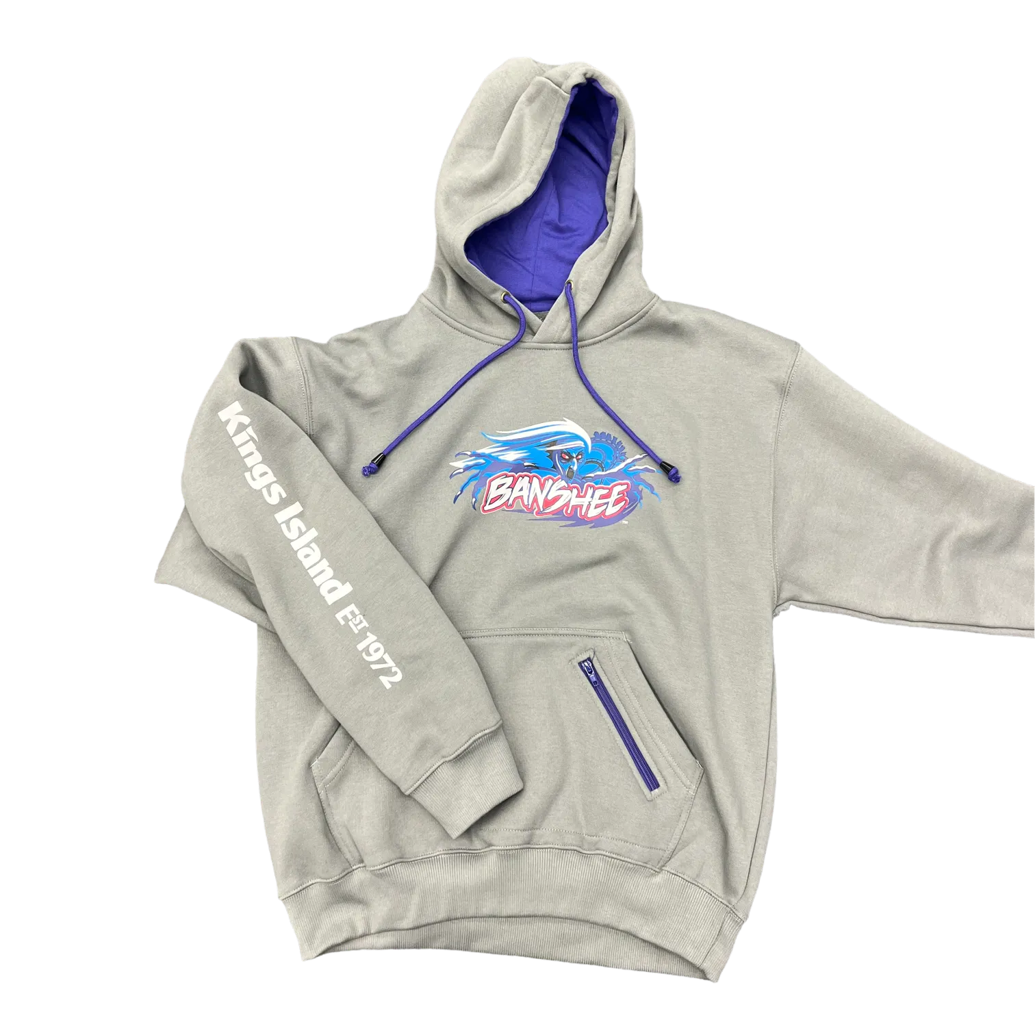 Kings Island Banshee Hooded Zipper Pocket Sweatshirt