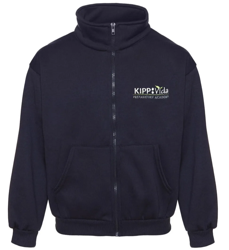 KIPP Vida No Hood Zipper Sweater