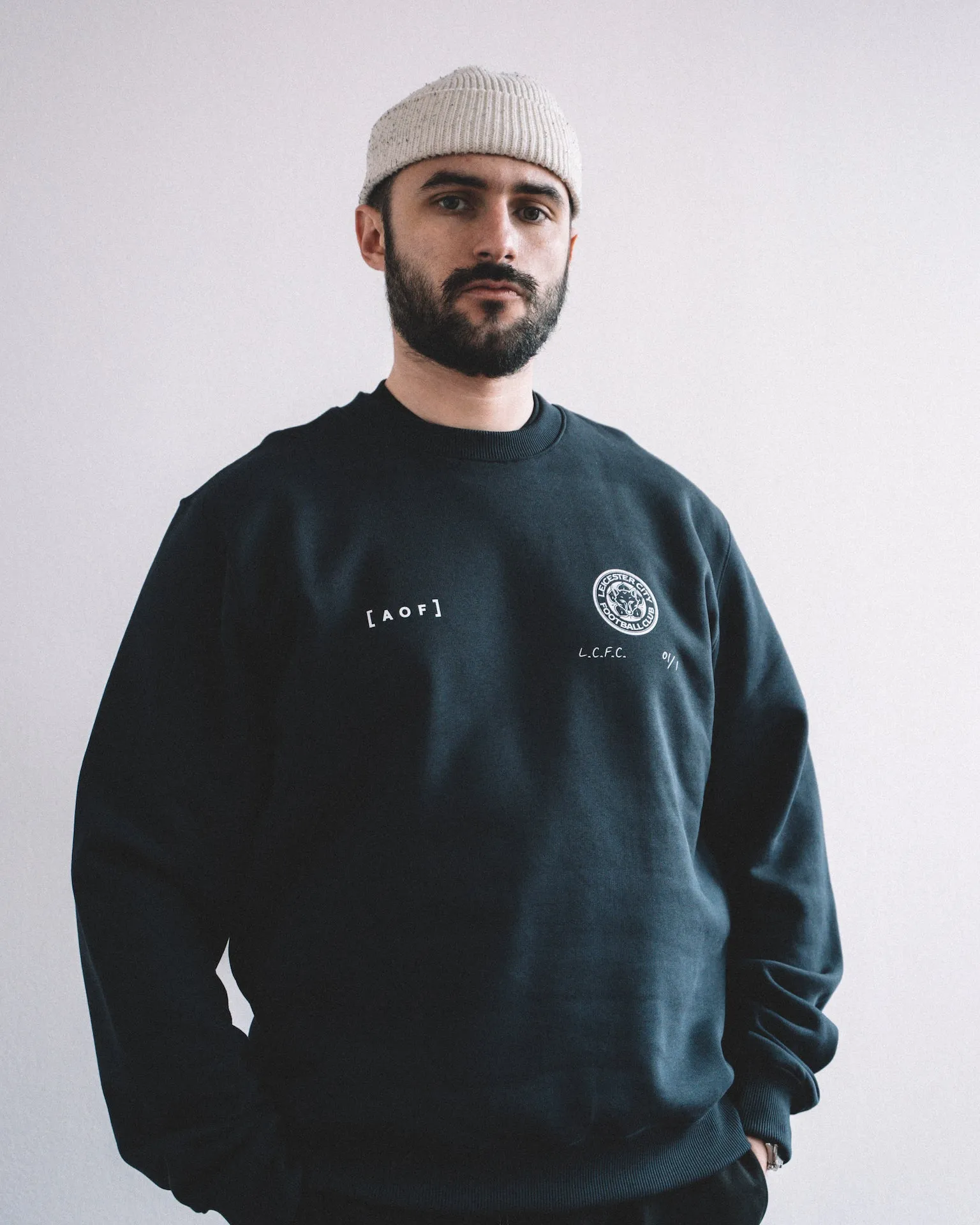 Leicester Exhibition Navy Sweat