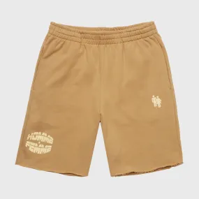 Logo Sweat Shorts Brown