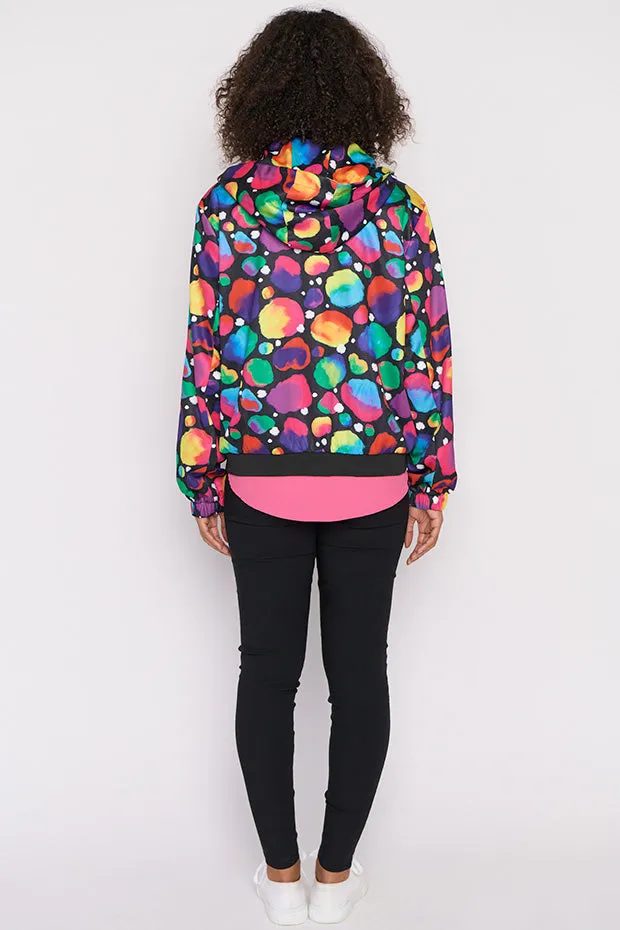 London Arty Spot Hooded Jacket