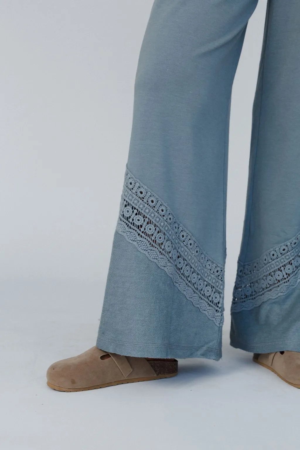 Lyrical Wide Leg Pants - Blue