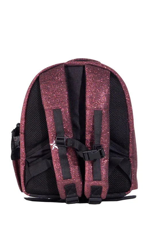 Maroon Rebel Baby Dream Bag with White Zipper