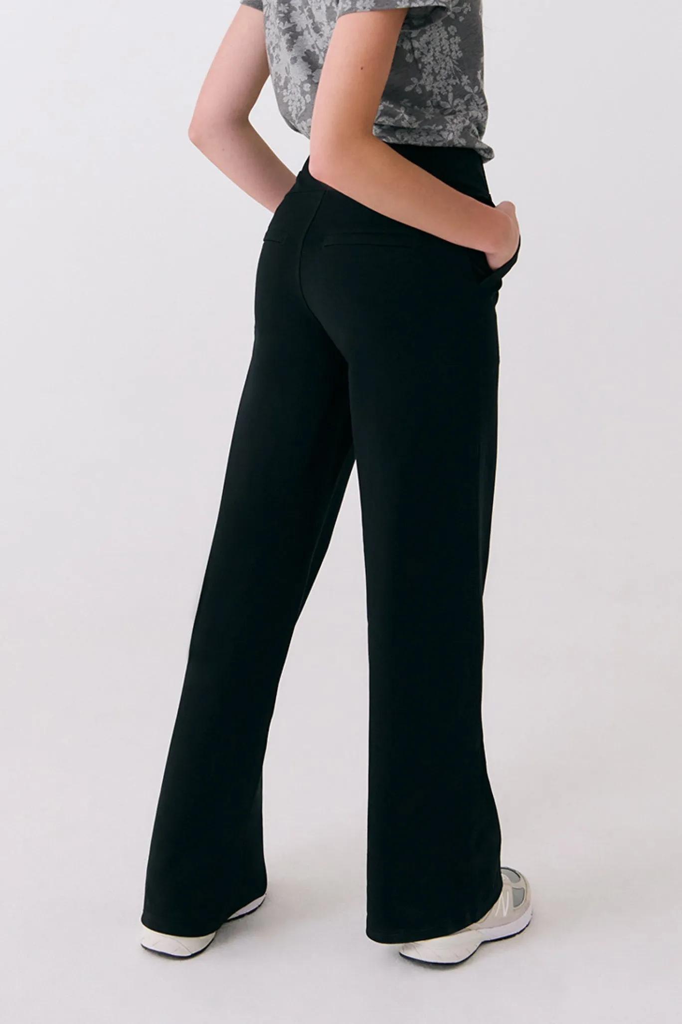 MINDSET WIDE LEG PANT BLACK