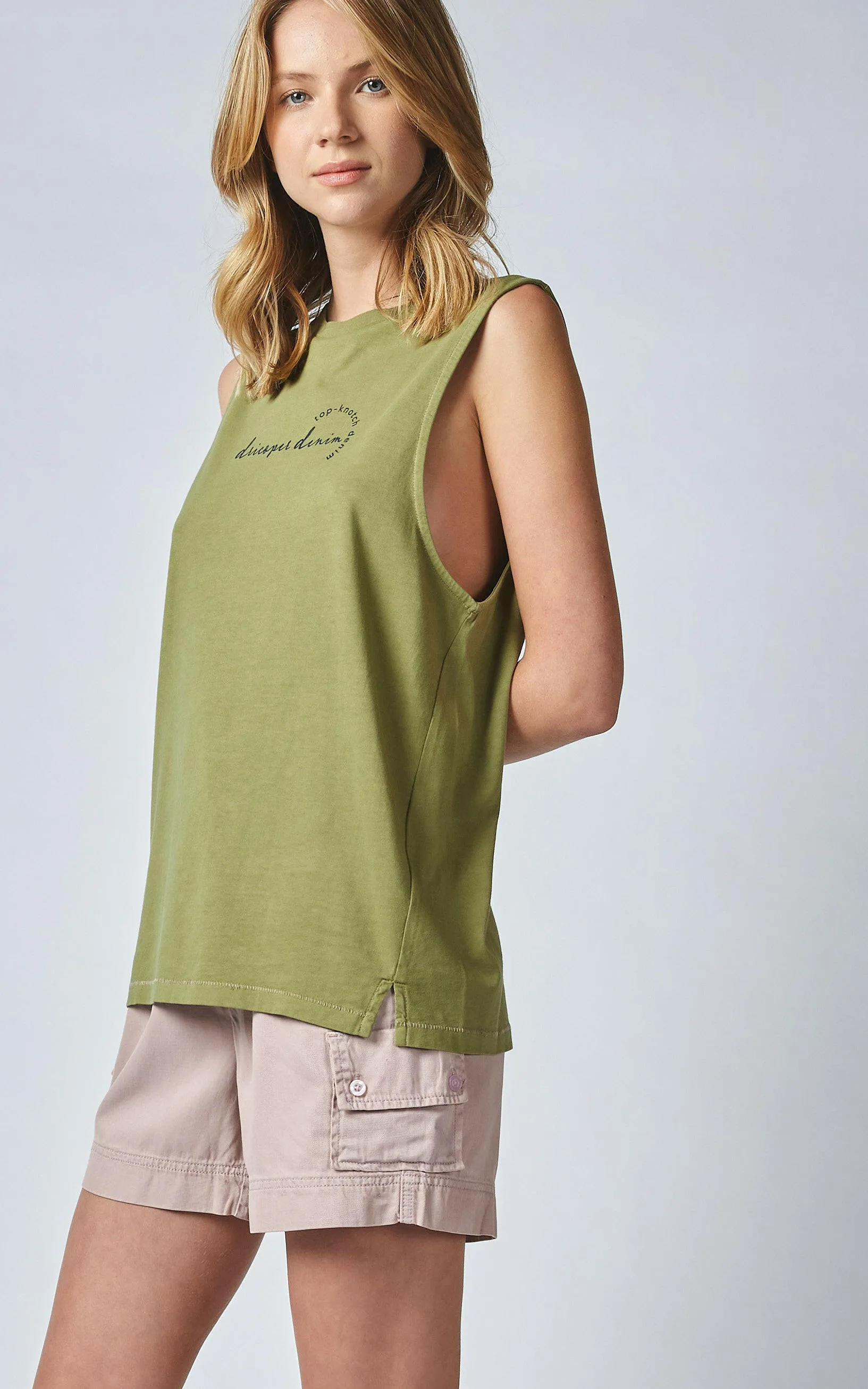 Minimal Khaki Tank