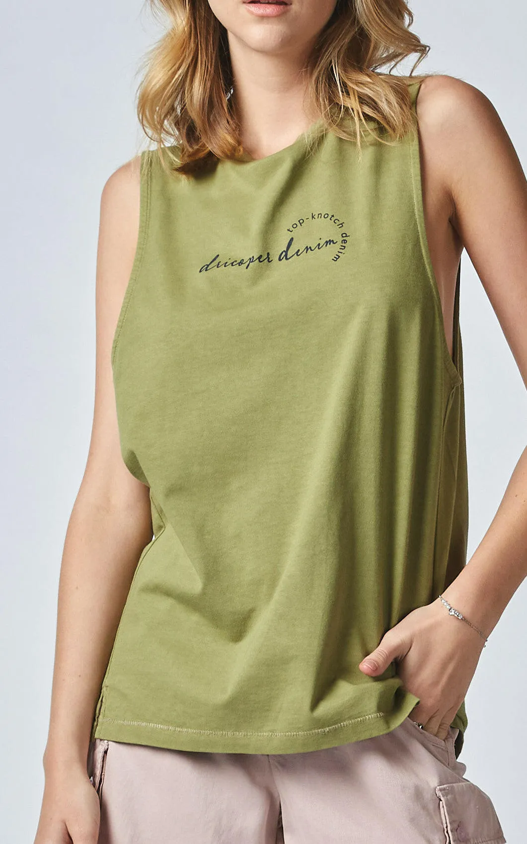 Minimal Khaki Tank