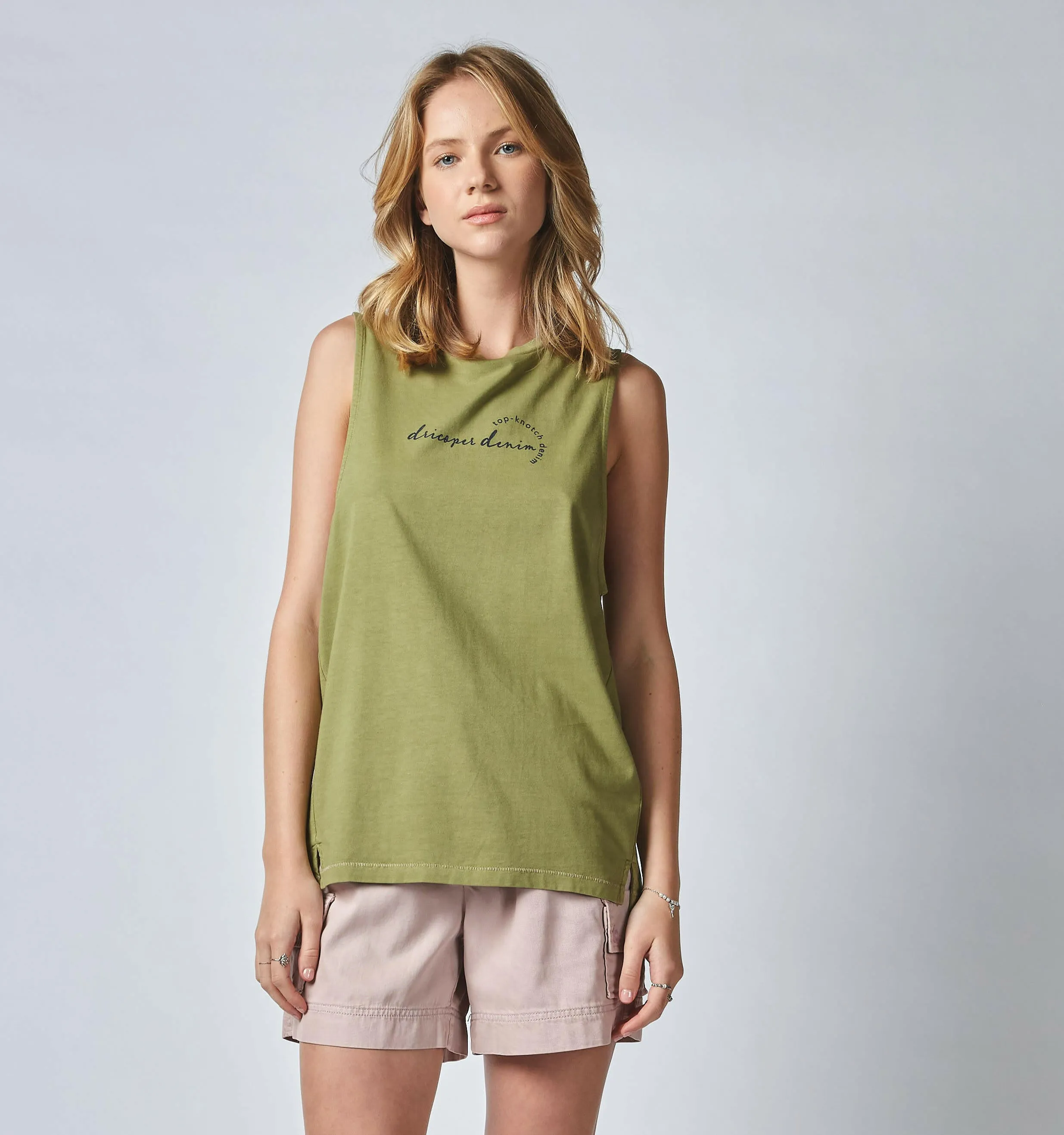 Minimal Khaki Tank