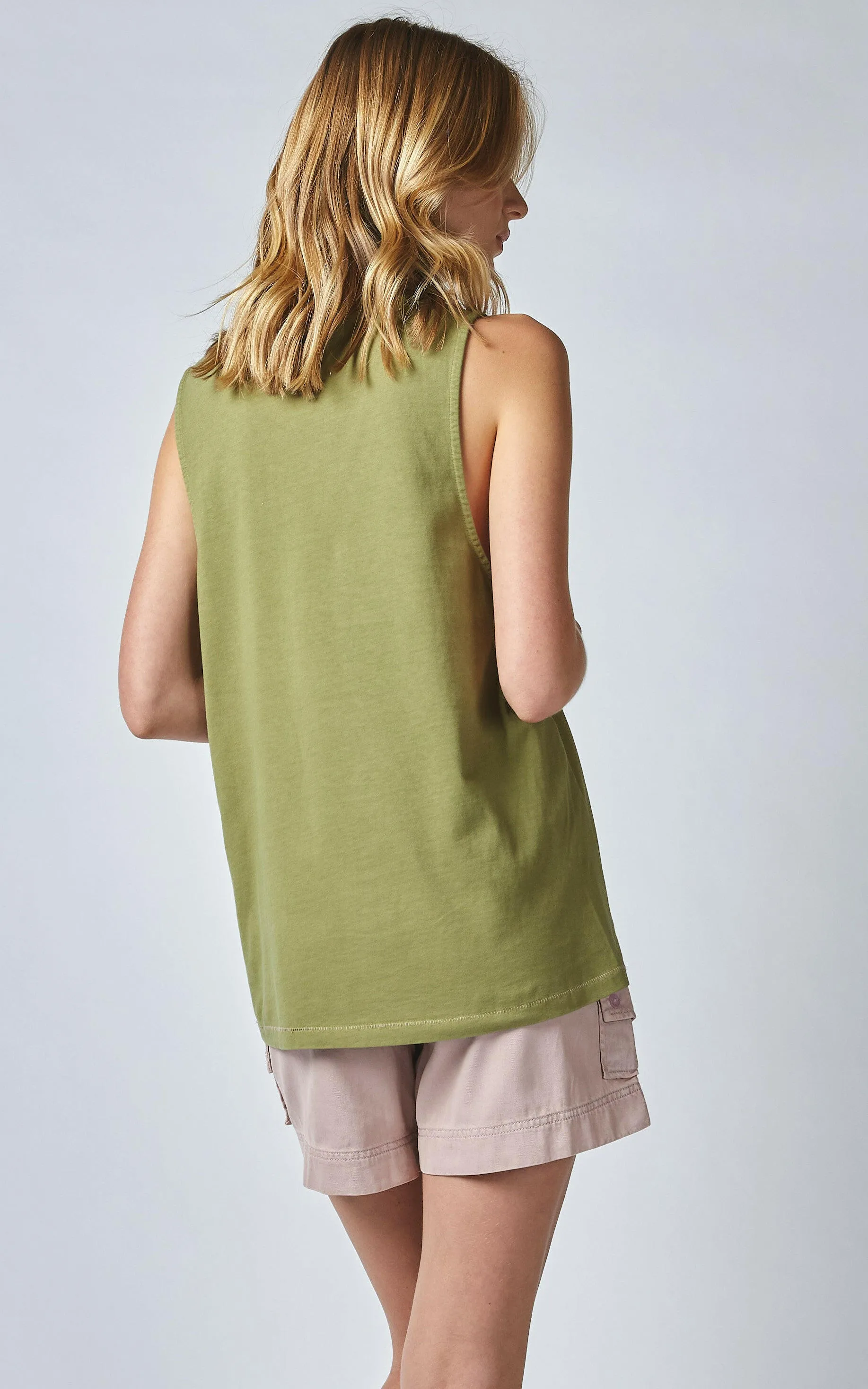 Minimal Khaki Tank