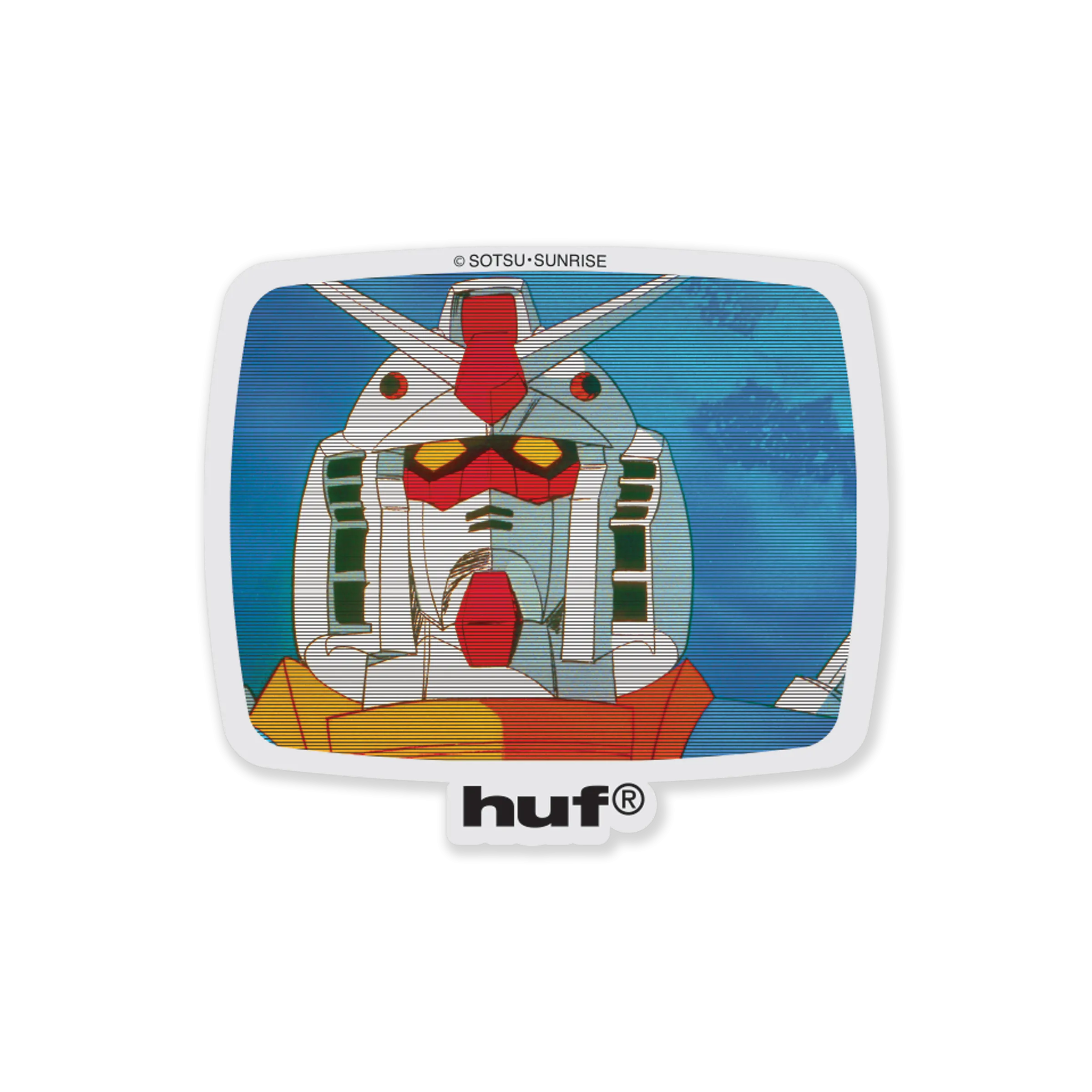   Mobile Suit Gundam Scanline Sticker 'Multi'