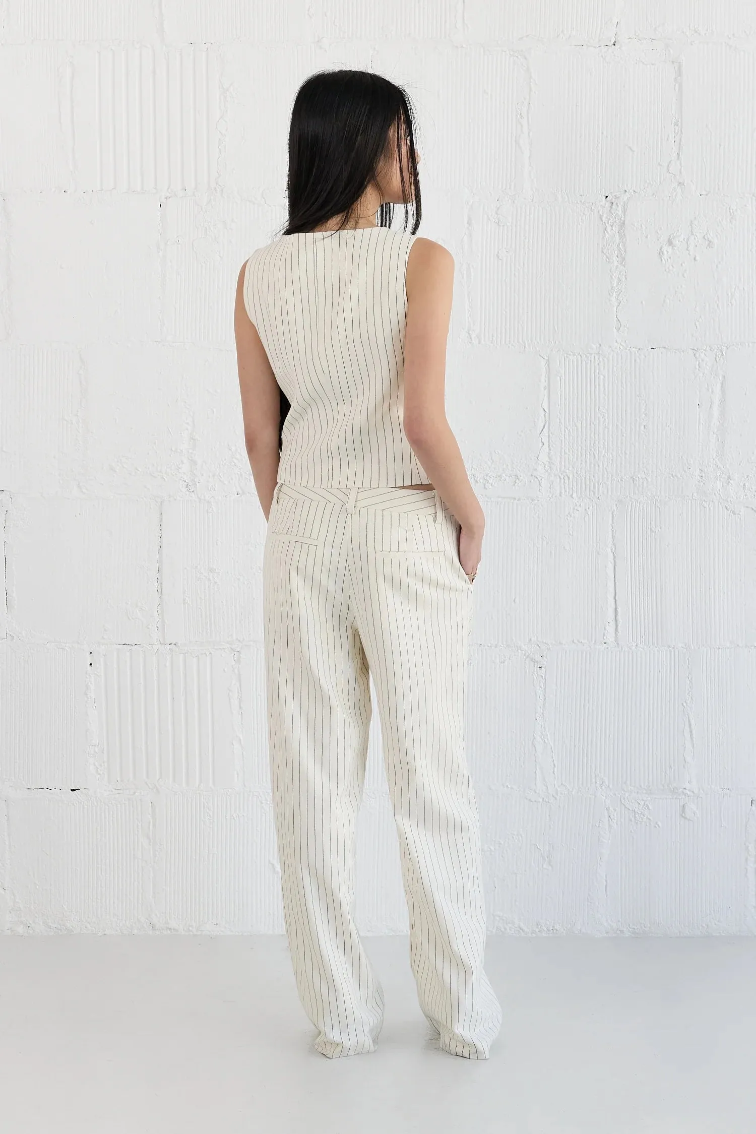 Mod Ref - The Frances Pants | White