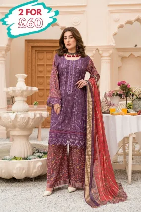 Munira Linen 3 Piece Suit MUN552