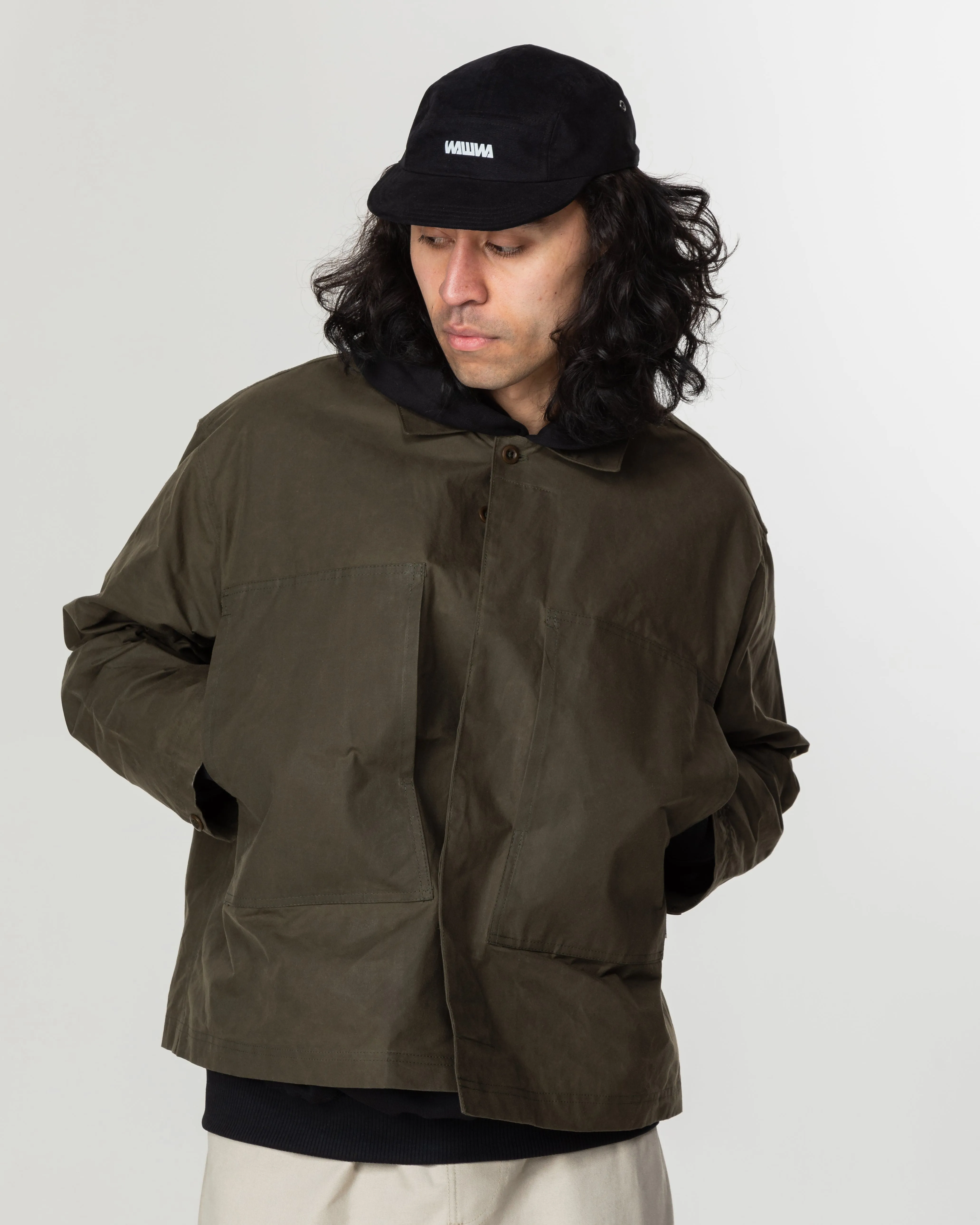 Nell Overshirt - Khaki Green