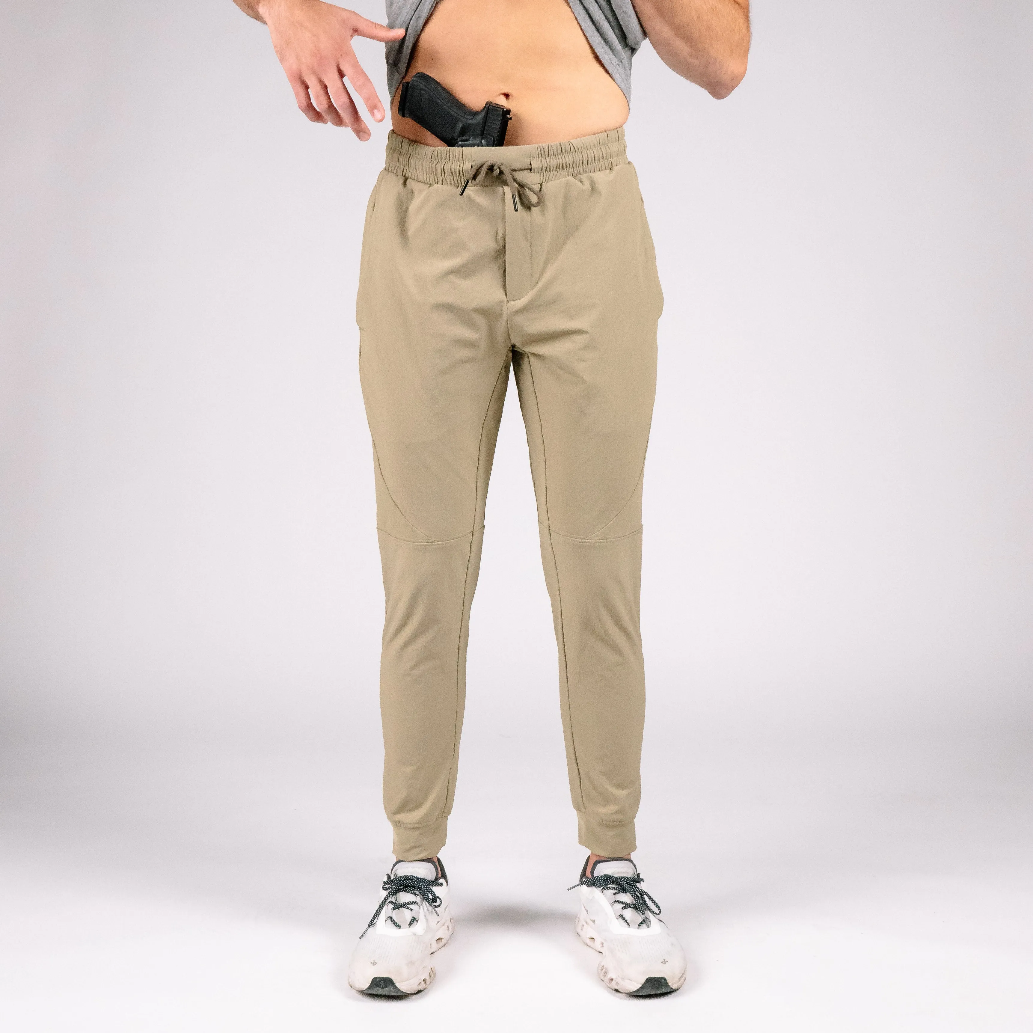 NEW! Carrier Traveler Joggers - Khaki