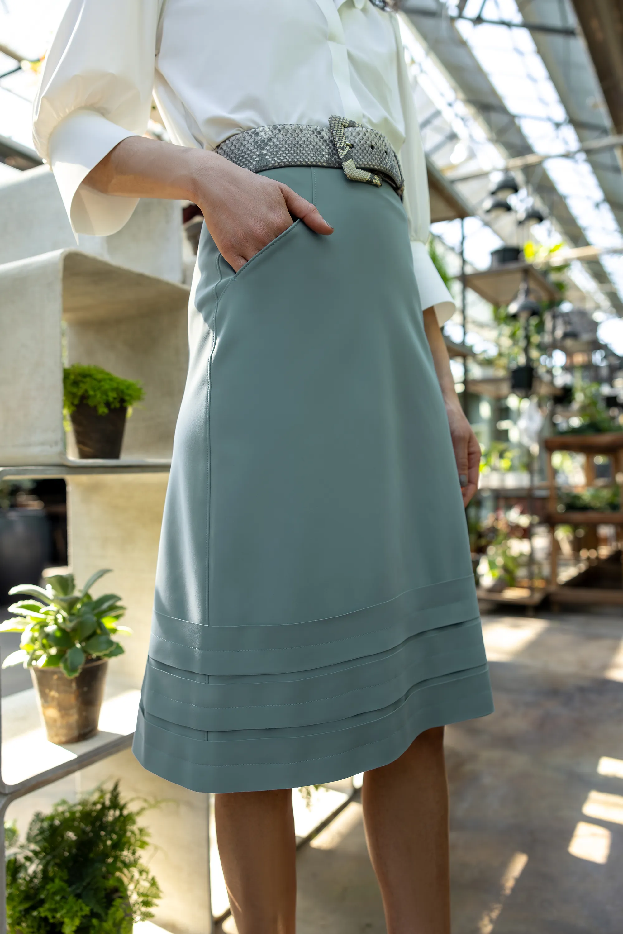 Nicolette Skirt - Fluorite