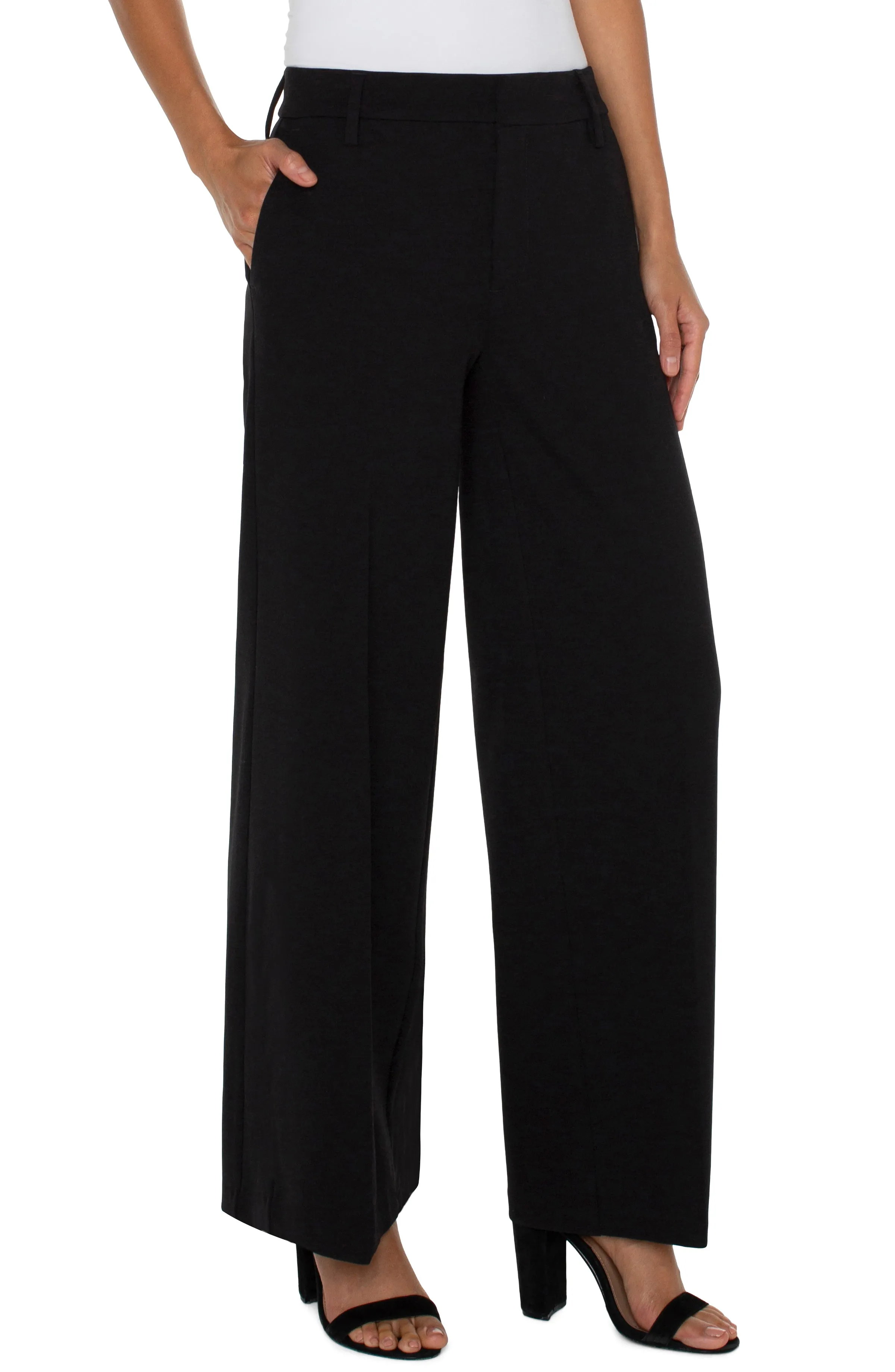 PETITE KELSEY WIDE LEG TROUSER